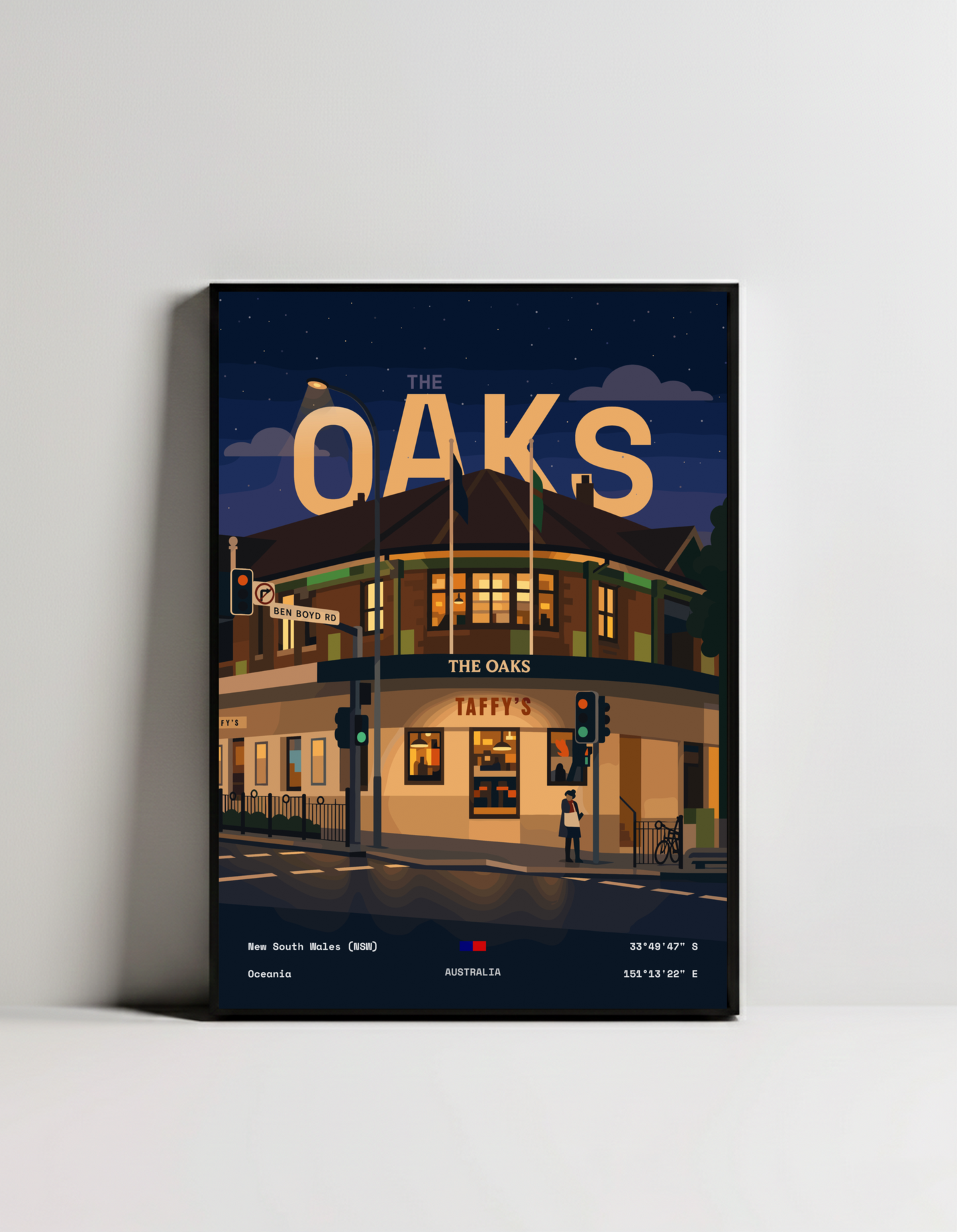 The Oaks Minimalist Art Print