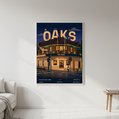 The Oaks Minimalist Art Print