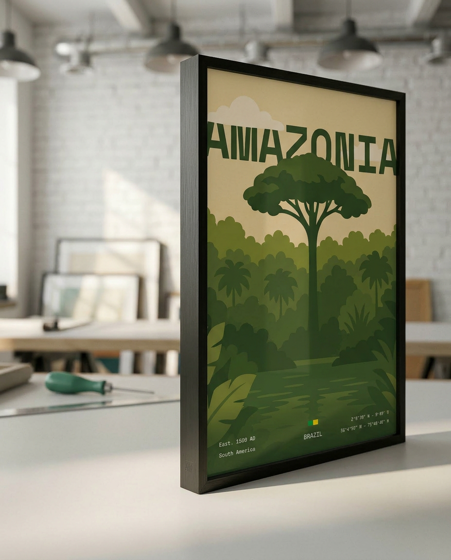 Close-up showing premium print quality of Dunora minimalist art prints — museum-quality giclée detail