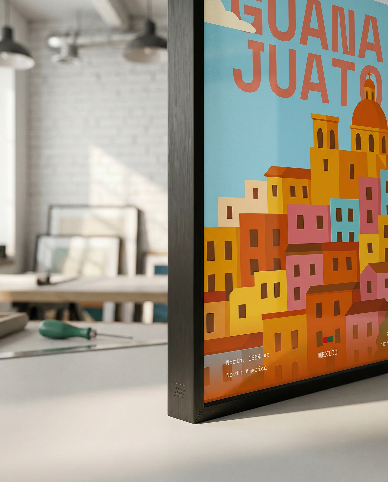 Close-up showing premium print quality of Dunora minimalist art prints — museum-quality giclée detail