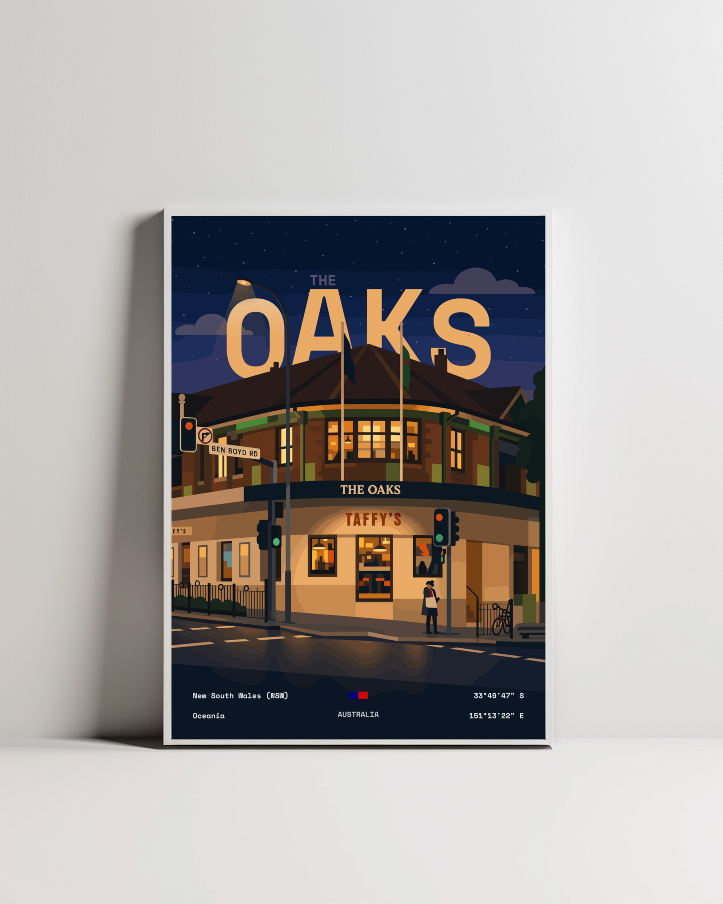 The Oaks Minimalist Art Print
