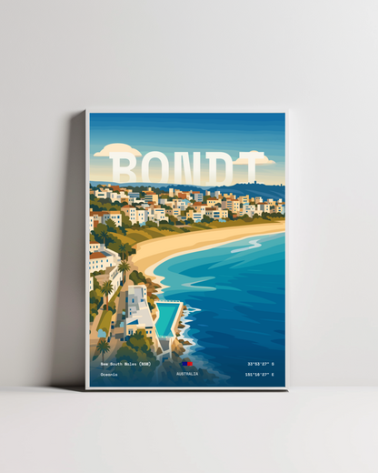 Bondi Beach Minimalist Art Print