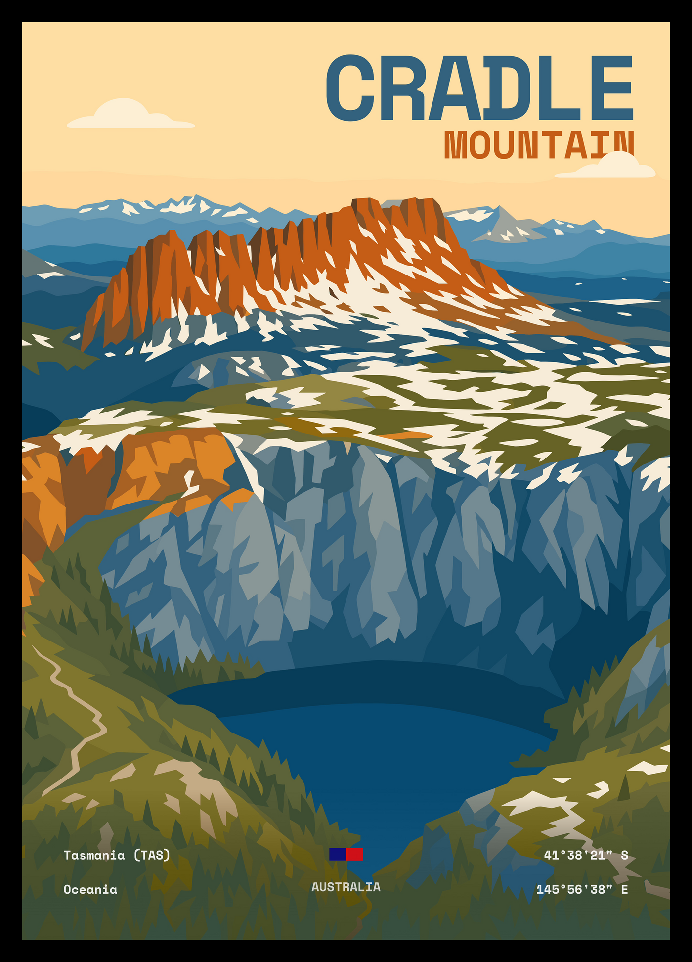 Cradle Mountain — wall preview