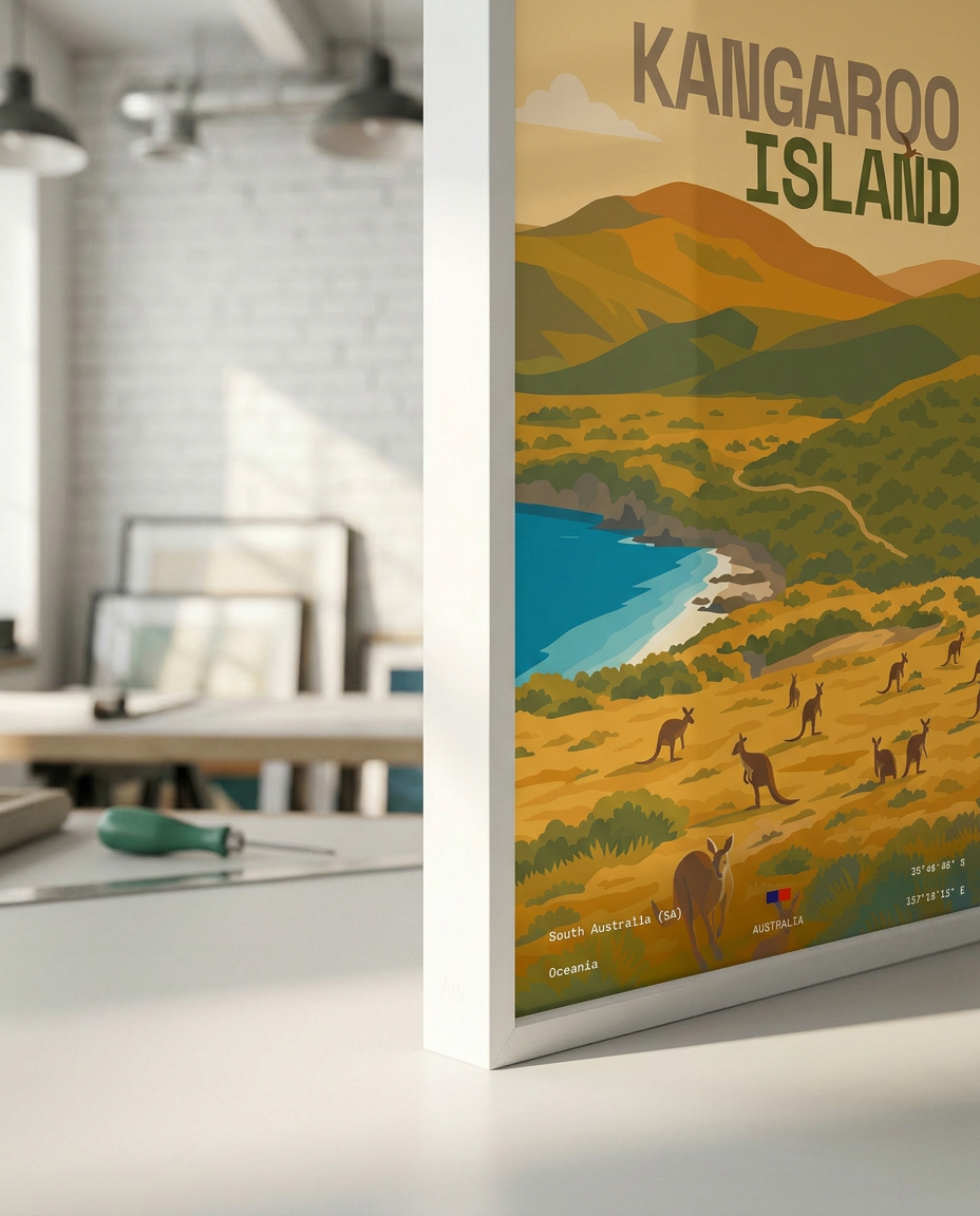Kangaroo Island — print quality detail