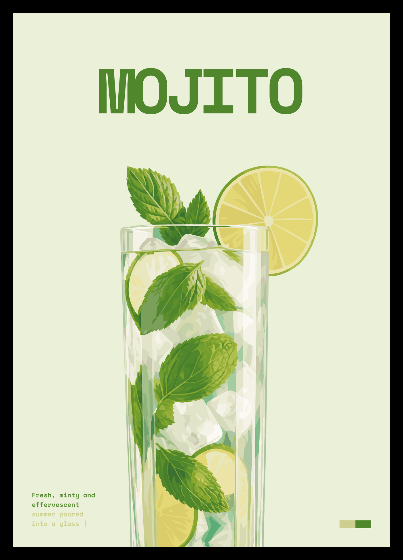 Mojito Art Print — wall preview