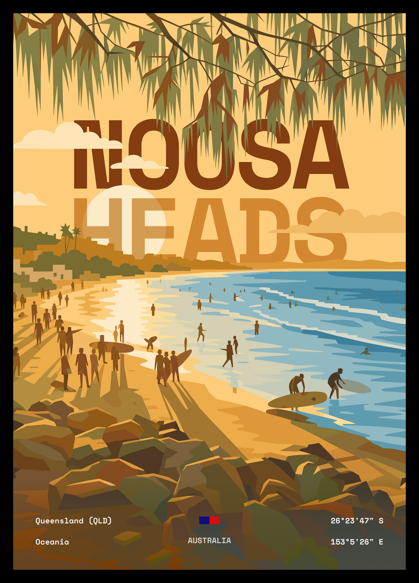 Noosa Heads — wall preview